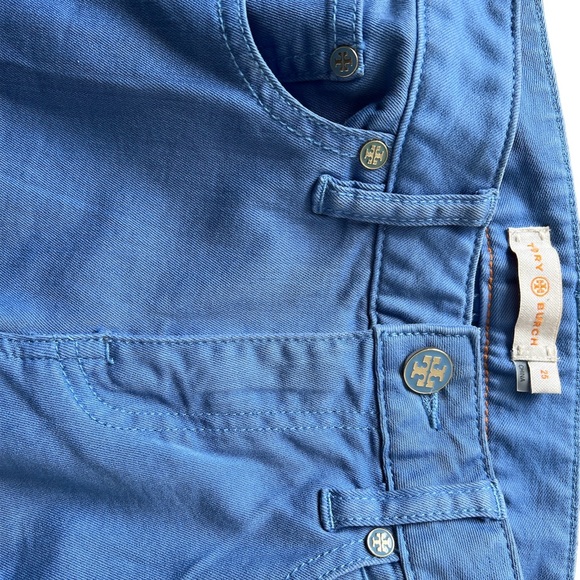 TORY BURCH Periwinkle Blue Colored Denim Jeans - Picture 3 of 8
